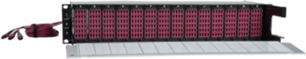 40/100Gb Fiber Breakout Patch Panel, 42 MTP to 168 LC, OM4 Multimode