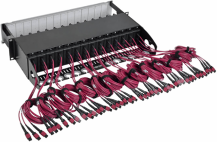 40/100Gb Fiber Breakout Patch Panel, 42 MTP to 168 LC, OM4 Multimode