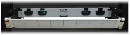 Preloaded Fiber Panel, 1U - 2x (3x8F MTP/MPO-PC F/F) 24F Trunk Cables, OM4 Multimode, 20 m (65.6 ft.)