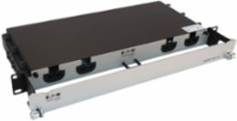 Preloaded Fiber Panel, 1U - 2x (3x8F MTP/MPO-PC F/F) 24F Trunk Cables, OM4 Multimode, 20 m (65.6 ft.)