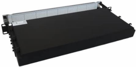 Preloaded Fiber Panel, 1U - 4x (3x8F MTP/MPO-PC F/F) 24F Trunk Cables, OM4 Multimode, 10 m (32.8 ft.)