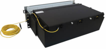 Preloaded Fiber Patch Panel, 3U - 24x (12F MTP/MPO-APC to 4x LC Duplex F/F) 8F Trunk Cables, OS2 Singlemode, 10 m (32.8 ft.)