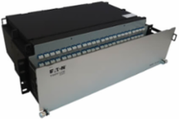 Preloaded Fiber Patch Panel, 3U - 24x (12F MTP/MPO-APC to 4x LC Duplex F/F) 8F Trunk Cables, OS2 Singlemode, 10 m (32.8 ft.)
