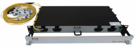 Preloaded Fiber Panel, 1U - 2x (12x LC/LC Duplex M/M) 24F Trunk Cables, OS2 Singlemode, 10 m (32.8 ft.)