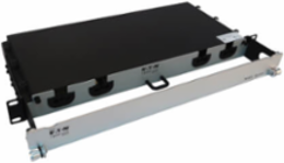 Preloaded Fiber Panel, 1U - 2x (12x LC/LC Duplex M/M) 24F Trunk Cables, OS2 Singlemode, 10 m (32.8 ft.)