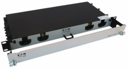 Preloaded Fiber Panel, 1U - 2x (12x LC/LC Duplex M/M) 24F Trunk Cables, OS2 Singlemode, 20 m (65.6 ft.)