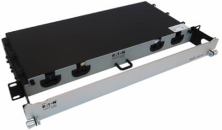 Preloaded Fiber Panel, 1U, 6x LC Duplex Trunk Cables, 8F OS2 Singlemode, 10 m
