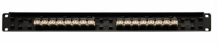16-Port 1U LC/LC Fiber Patch Panel, Multimode, 19 Inch Width