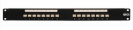 16-Port 1U LC/LC Fiber Patch Panel, Multimode, 19 Inch Width