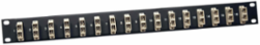 16-Port 1U Rackmount Fiber Patch Panel, SC Duplex, Multimode/SInglemode