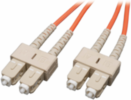 30M Duplex Multimode 50/125 Fiber Patch Cable SC/SC, OM2, PVC Jacket