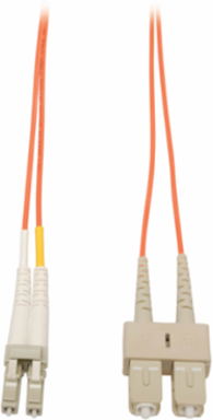 Multimode Duplex Fiber Patch Cable 50/125, 2M (6 ft.), LC/SC Connectors