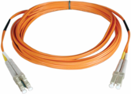Duplex Multimode 50/125 Fiber Patch Cable, 30M, LC/LC, Plenum Rated