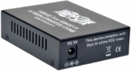 10/100 SC Singlemode Media Converter, 15km, Auto-Negotiation, AC Adapter