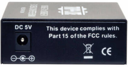 10/100 SC Multimode Media Converter, 550M, 1 Inch x 4.70 Inch x 2.75 Inch