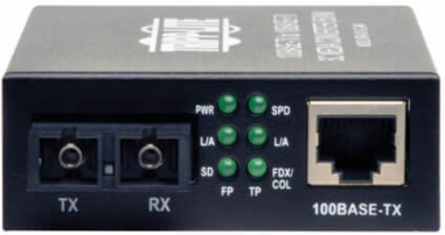 10/100 SC Multimode Media Converter, 550M, 1 Inch x 4.70 Inch x 2.75 Inch