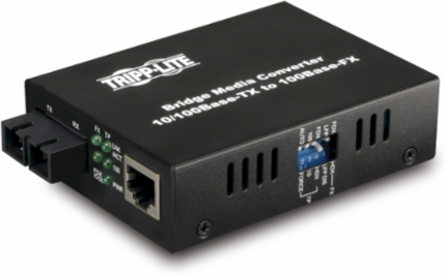 Multimode Media Converter, 10/100BaseT to 100BaseFX-SC, 2Km, SC Duplex