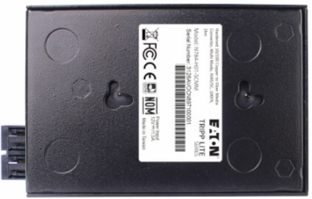Hardened Copper to Fiber Media Converter, 10/100 Mbps, RJ45/SC Multimode, -10 to 60C, 2 km, TAA