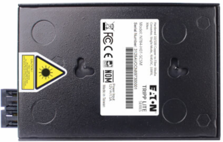 Hardened Copper to Fiber Media Converter, 10/100 Mbps, RJ45/SC Singlemode, -10 to 60C, 30 km, TAA