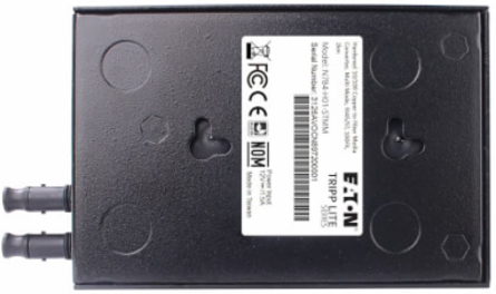 Hardened Copper to Fiber Media Converter, 10/100 Mbps, RJ45/ST Multimode, -10 to 60C, 2 km, TAA