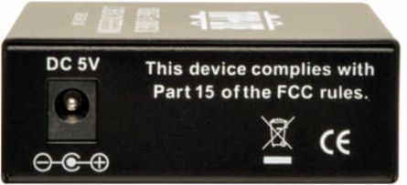 10/100/1000 LC Multimode Media Converter, 550M, 850nm, RJ45 to LC