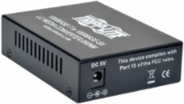 10/100/1000 LC Multimode Media Converter, 550M, 850nm, RJ45 to LC