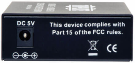 Gigabit Multimode Fiber to Ethernet Media Converter, 550 m, SC Connector