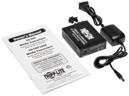 Gigabit Multimode Fiber to Ethernet Media Converter, 550 m, SC Connector
