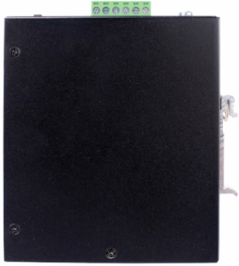 Hardened Gigabit Fiber to Ethernet Media Converter, RJ45/SFP, -10 to 60C, DC Power, TAA