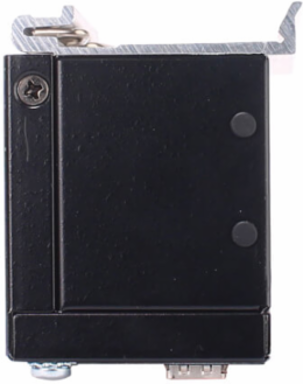 Unmanaged Industrial Gigabit Fiber to Ethernet Media Converter, RJ45/SFP, -40 to 75C, DC Power, TAA