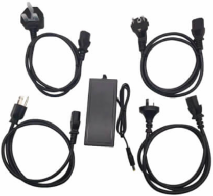 Gigabit Multimode Fiber to Ethernet Media Converter, PoE+, LC, International Power, 850 nm, 550 m