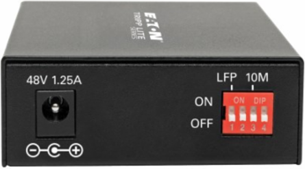 Gigabit SFP Fiber to Ethernet Media Converter, PoE+, International Power