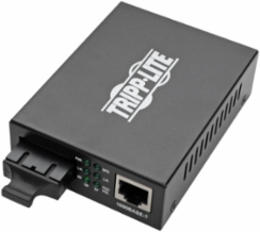 Gigabit Fiber to Ethernet Media Converter, 10/100/1000 SC, 550 m