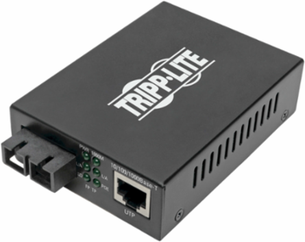 Gigabit Multimode Fiber to Ethernet Media Converter, 10/100/1000 Mbps, 2 km