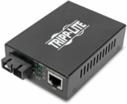 Gigabit Singlemode Fiber to Ethernet Media Converter, 20 km, 1310 nm, PoE+