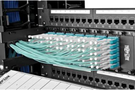 10Gb Duplex Multimode 50/125 OM3 LSZH Fiber Patch Cable, 1M (3 ft), Aqua, LC/LC