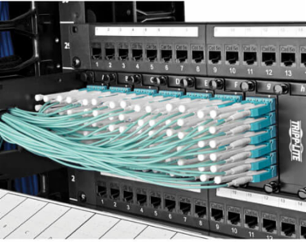 10Gb Duplex OM3 Fiber Patch Cable, 2M (6 ft), Aqua, LC/LC Connectors