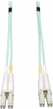10Gb Duplex Multimode Fiber Patch Cable, 50/125 OM3, Aqua, 4M (13 ft.)