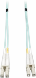 10Gb Duplex Multimode Fiber Patch Cable 50/125 OM3 8M Aqua