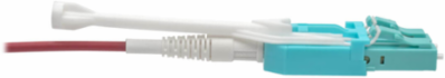 10Gb Duplex Multimode Fiber Patch Cable, 50/125 Micron, 3M (10 ft), Magenta