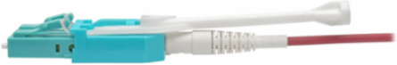 10Gb Duplex Multimode Fiber Patch Cable, 50/125 Micron, 3M (10 ft), Magenta