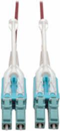 10Gb Duplex Multimode 50/125 OM4 LSZH Fiber Patch Cable, 5M (16 ft.), Magenta