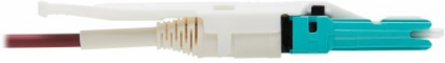 Fiber Optic Cable, Duplex Multimode 50/125 OM4, CS-PC/CS-PC, LSZH, Magenta, 5 m