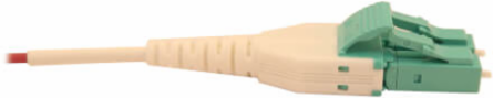 Fiber Optic Cable, Multimode 50/125 OM4, Duplex SN-PC to Duplex LC-PC, LSZH, Magenta, 2 m