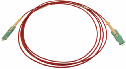Fiber Optic Cable, Multimode 50/125 OM4, Duplex SN-PC, LSZH, Magenta, 2 m