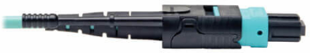 MTP/MPO Patch Cable 12 Fiber 40GbE OM3 Aqua 10 Meter