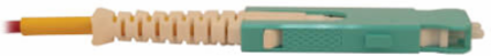 Fiber Optic Cable, MTP/MPO-PC to 4x Duplex SN-PC, 12F Multimode OM4, LSZH, Magenta, 2 m