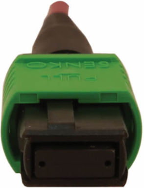 Fiber Optic Cable, MTP/MPO-APC to 8x Duplex SN-PC, 16F Multimode OM4, LSZH, Magenta, 2 m