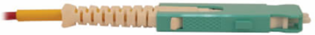 Fiber Optic Cable, MTP/MPO-APC to 8x Duplex SN-PC, 16F Multimode OM4, LSZH, Magenta, 3 m