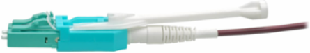 MTP/MPO to 8xLC Fan-Out Patch Cable, 40Gb, OM4, 5M (16.4 ft.), Magenta